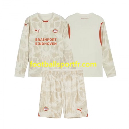 Tenue PSV Eindhoven Gardien Enfant Troisieme 2024-2025 Maillot de Foot ML